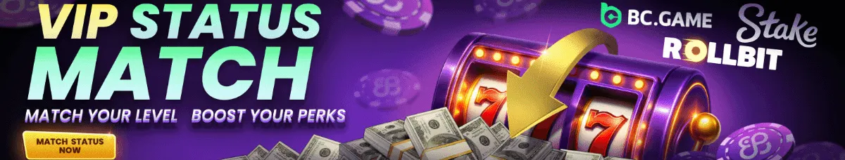 Crypto casino banner